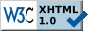 Site coded valid XHTML 1.0 Transitional